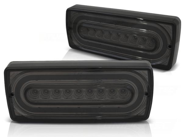 LED Lightbar Rückleuchten für Mercedes G-Klasse W463 90-12 Smoke dynamischer Blinker